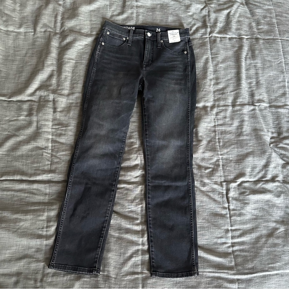 Never worn J. Crew vintage slim straight jeans